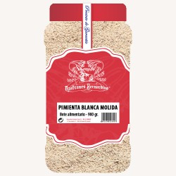 Pimienta blanca molida